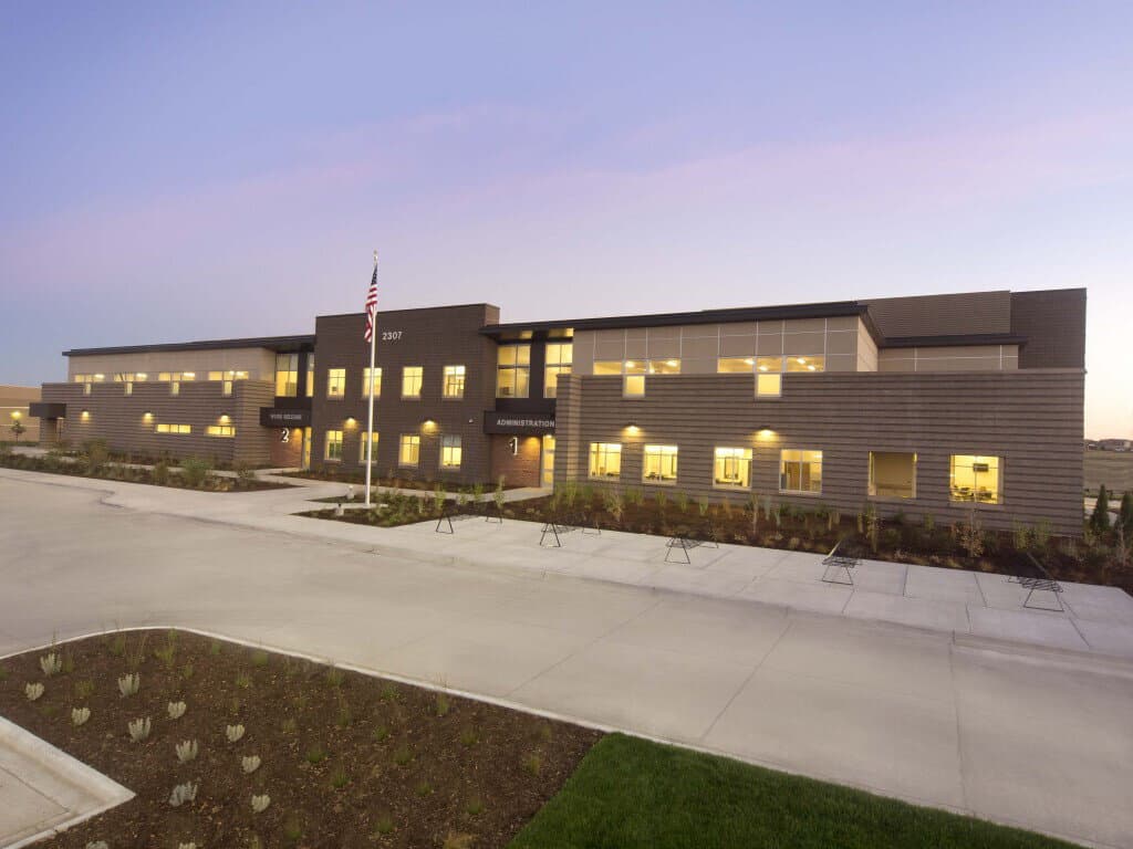 Gold Rated  LEED® NC Larimer County Alternative Sentencing Building